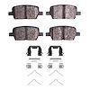 Ceramic Brake Pads & Hardware Kit, Fits Select GM, Position: Rear - image 1