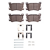 Ceramic Brake Pads & Hardware Kit, Fits Select Kia/Hyundai/Genesis, Position: Front - image 1