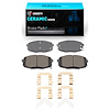 Ceramic Brake Pads & Hardware Kit, 2010-2013 Kia/Hyundai/Genesis, Position: Front - image 1
