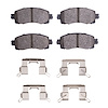 Ceramic Brake Pads & Hardware Kit, Fits Select Subaru, Position: Front - image 1