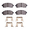 Ceramic Brake Pads & Hardware Kit, Fits Select Subaru, Position: Front - image 1