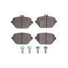 Ceramic Brake Pads & Hardware Kit, Fits Select Mercedes-Benz, Position: Rear - image 1