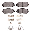 Ceramic Brake Pads & Hardware Kit, Fits Select Lexus/Toyota/Scion, Position: Front - image 1
