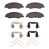 Ceramic Brake Pads & Hardware Kit, Fits Select Acura/Honda, Position: Front - image 1