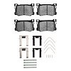 Ceramic Brake Pads & Hardware Kit, 2018-2020 Kia/Hyundai/Genesis, Position: Front - image 1