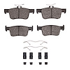 Ceramic Brake Pads & Hardware Kit, Fits Select Acura/Honda, Position: Rear - image 1
