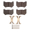 Ceramic Brake Pads & Hardware Kit, Fits Select Audi/Porsche/Volkswagen, Position: Front - image 1