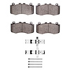Ceramic Brake Pads & Hardware Kit, 2018-2021 Mopar, Position: Front - image 1