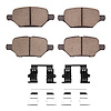 Ceramic Brake Pads & Hardware Kit, Fits Select GM, Position: Rear - image 1