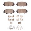 Ceramic Brake Pads & Hardware Kit, Fits Select Lexus/Toyota/Scion, Position: Front - image 2