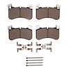 Ceramic Brake Pads & Hardware Kit, Fits Select Land Rover, Position: Front - image 1