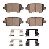 Ceramic Brake Pads & Hardware Kit, Fits Select GM, Position: Rear - image 1