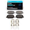 Ceramic Brake Pads & Hardware Kit, Fits Select Kia/Hyundai/Genesis, Position: Rear - image 1