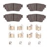 Ceramic Brake Pads & Hardware Kit, Fits Select Infiniti/Nissan, Position: Rear - image 2