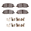 Ceramic Brake Pads & Hardware Kit, Fits Select Ford/Lincoln/Mercury/Mazda, Position: Front