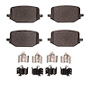 Ceramic Brake Pads & Hardware Kit, Fits Select Ford/Lincoln/Mercury/Mazda, Position: Rear - image 1