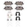 Ceramic Brake Pads & Hardware Kit, Fits Select GM, Position: Rear - image 1
