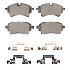 Ceramic Brake Pads & Hardware Kit, Fits Select Audi/Porsche/Volkswagen, Position: Rear