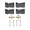 Ceramic Brake Pads & Hardware Kit, Fits Select GM, Position: Rear - image 1
