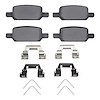 Ceramic Brake Pads & Hardware Kit, Fits Select GM, Position: Rear - image 1