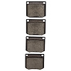 Semi-Metallic Brake Pads, 1960-1987 Fits Multiple Makes/Models, Position: Front