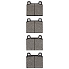 Semi-Metallic Brake Pads, 1963-1994 Fits Multiple Makes/Models, Position: Front