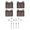 Semi-Metallic Brake Pads & Hardware Kit, 1972-1972 Audi/Porsche/Volkswagen, Position: Front - image 1