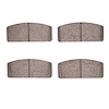 Semi-Metallic Brake Pads, 1963-1971 Renault, Position: Front