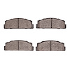 Semi-Metallic Brake Pads, 1966-1973 Mopar, Position: Front - image 1