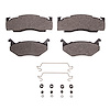 Semi-Metallic Brake Pads & Hardware Kit, 1975-1975 Mopar, Position: Front - image 1
