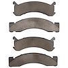 Semi-Metallic Brake Pads, 1973-1979 Mopar, Position: Front