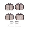 Semi-Metallic Brake Pads & Hardware Kit, 1973-1974 Audi/Porsche/Volkswagen, Position: Front - image 1