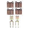 Semi-Metallic Brake Pads & Hardware Kit, 1973-1980 Audi/Porsche/Volkswagen, Position: Front - image 1