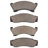 Semi-Metallic Brake Pads, 1975-1980 Ford/Lincoln/Mercury/Mazda, Position: Rear & Front - image 1