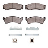 Semi-Metallic Brake Pads & Hardware Kit, 1975-1980 Ford/Lincoln/Mercury/Mazda, Position: Rear - image 1