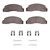 Semi-Metallic Brake Pads & Hardware Kit, 1978-1980 Ford/Lincoln/Mercury/Mazda, Position: Front - image 1