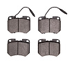 Semi-Metallic Brake Pads, 1978-1979 Audi/Porsche/Volkswagen, Position: Front - image 1