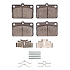 Semi-Metallic Brake Pads & Hardware Kit, 1975-1979 Lexus/Toyota/Scion, Position: Front - image 1