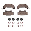 Semi-Metallic Brake Pads & Hardware Kit, 1983-1987 GM, Position: Front - image 1