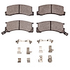 Semi-Metallic Brake Pads & Hardware Kit, 1982-1985 Lexus/Toyota/Scion, Position: Rear - image 1