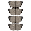 Semi-Metallic Brake Pads, 1981-1998 Infiniti/Nissan, Position: Rear - image 1