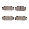 Semi-Metallic Brake Pads, 1981-1988 Infiniti/Nissan, Position: Front - image 1