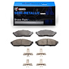 Semi-Metallic Brake Pads & Hardware Kit, 1980-1983 Acura/Honda, Position: Front - image 1