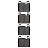 Semi-Metallic Brake Pads, 1984-1989 Audi/Porsche/Volkswagen, Position: Front - image 1