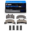 Semi-Metallic Brake Pads & Hardware Kit, 1990-1991 GM, Position: Front - image 1