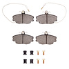 Semi-Metallic Brake Pads & Hardware Kit, 1981-1985 Renault, Position: Front - image 1