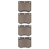Semi-Metallic Brake Pads, 1967-1990 Fits Multiple Makes/Models, Position: Front