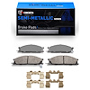 Semi-Metallic Brake Pads & Hardware Kit, 1985-2015 Fits Multiple Makes/Models, Position: Front