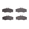 Semi-Metallic Brake Pads, 1986-1991 Audi/Porsche/Volkswagen, Position: Front - image 1