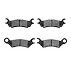 Semi-Metallic Brake Pads, 1986-1987 Ford/Lincoln/Mercury/Mazda, Position: Rear - image 1